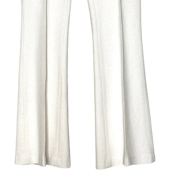 Rosetta Getty Pull-On Cropped Flare Pants Womens Size XS in Cream - Picture 7 of 12